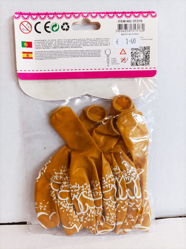 Kit Balão Dourado - 5pcs